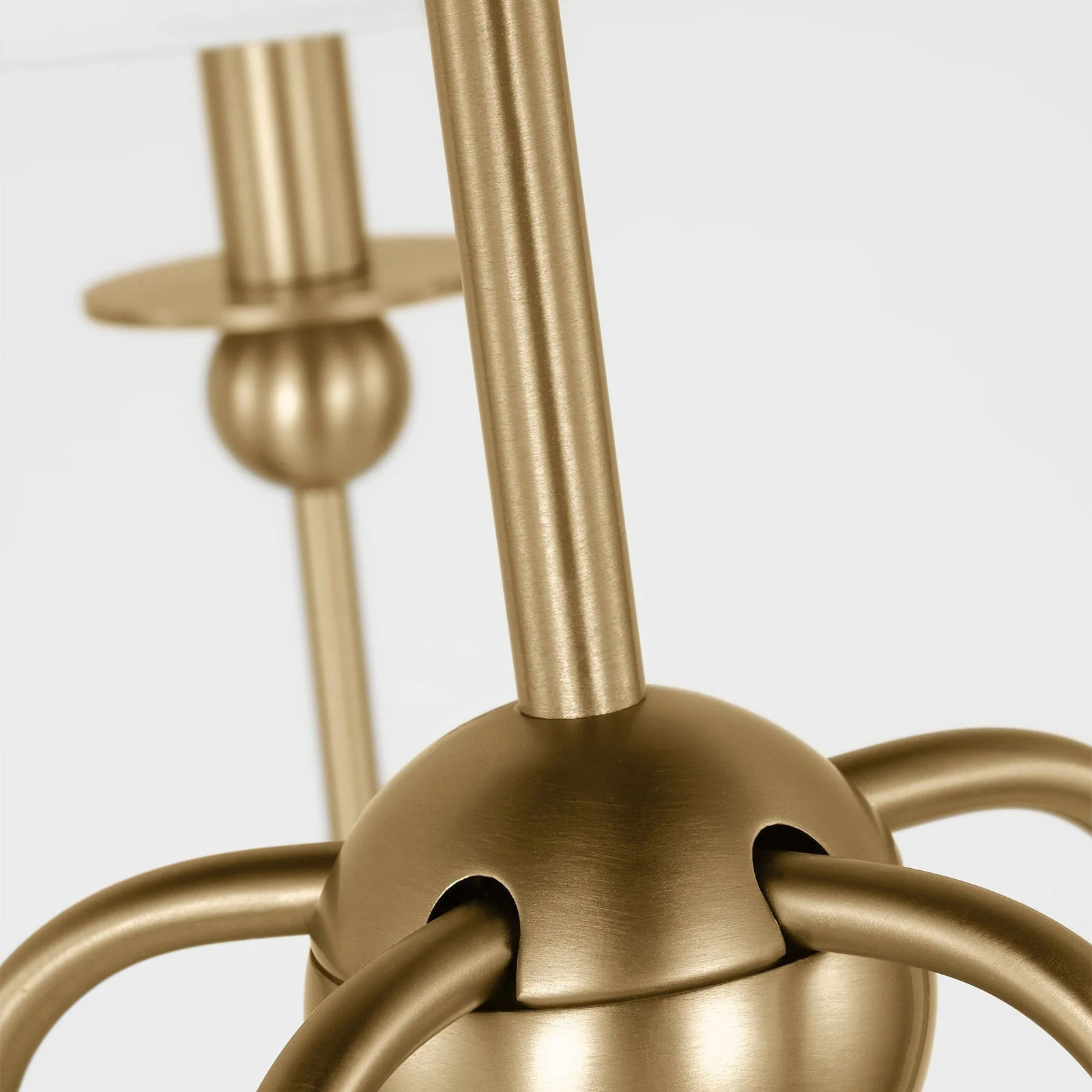 Elsay Contemporary Brass Chandelier - Image 4