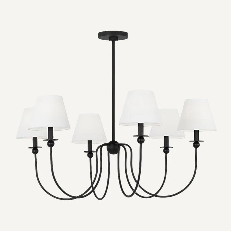 Elsay Contemporary Brass Chandelier - Image 9