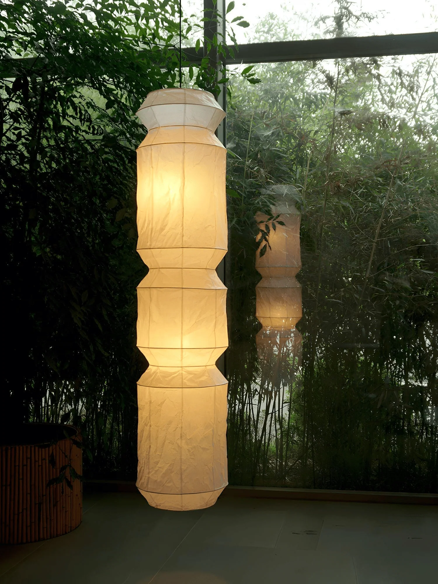Elsie Vinyage Paper Pendant Light - Image 12