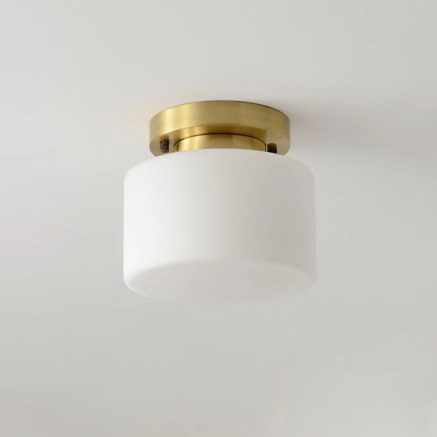 Elsilisra Nordic Art Brass Glass Flush Mount Ceiling Light - Image 22