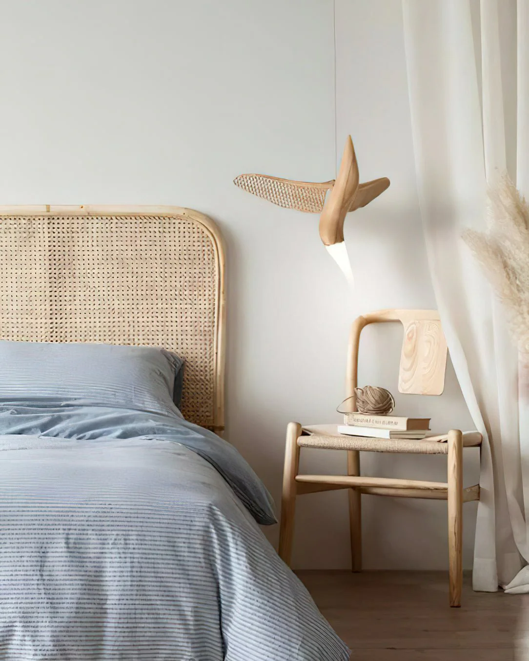 Elsilor Avian-Inspired Wood Pendant Light - Image 16