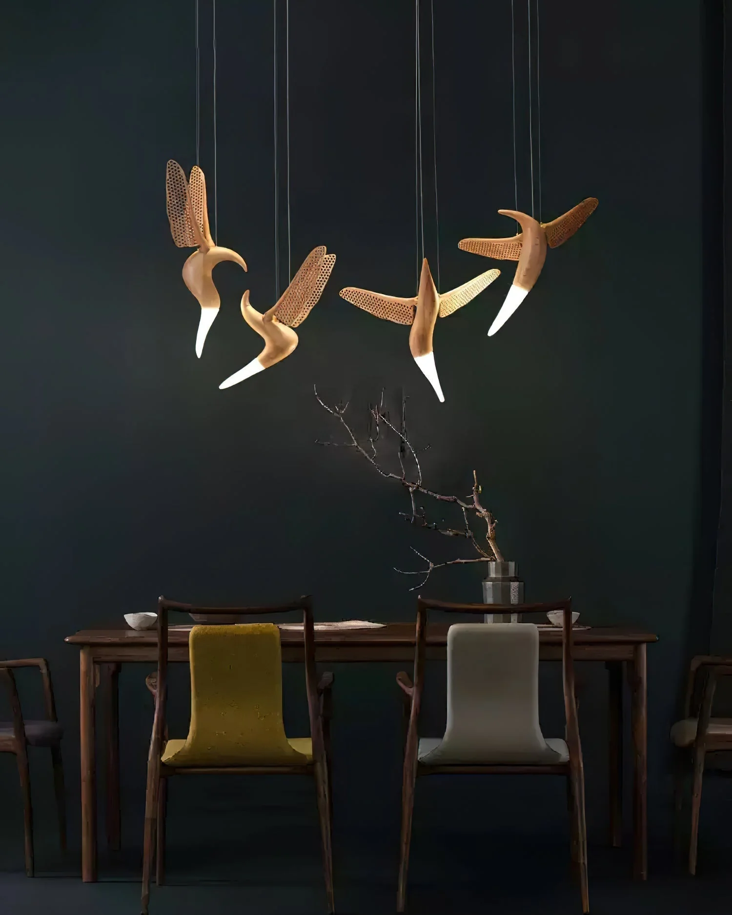 Elsilor Avian-Inspired Wood Pendant Light - Image 22