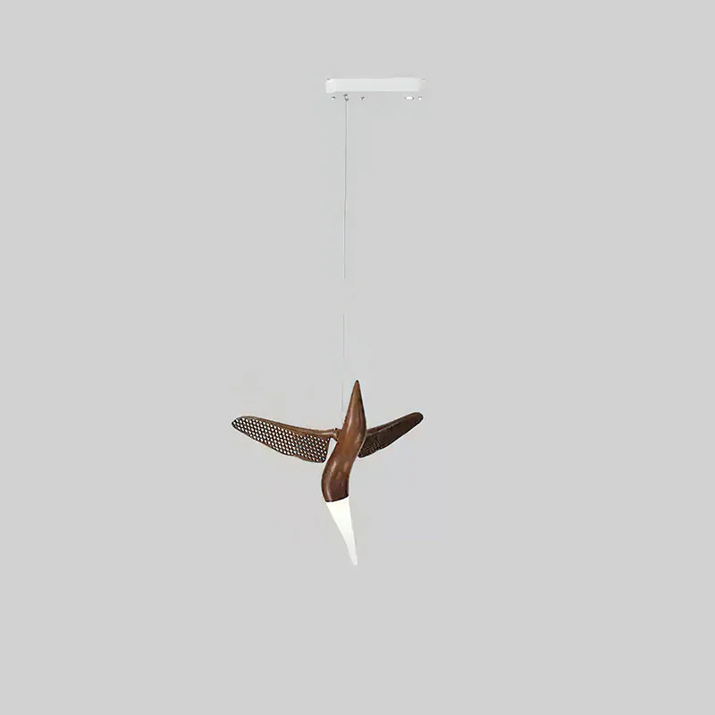 Elsilor Avian-Inspired Wood Pendant Light - Image 31