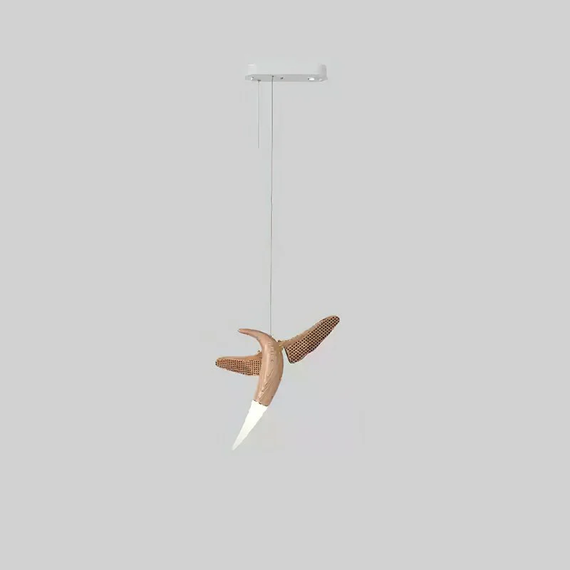 Elsilor Avian-Inspired Wood Pendant Light - Image 34
