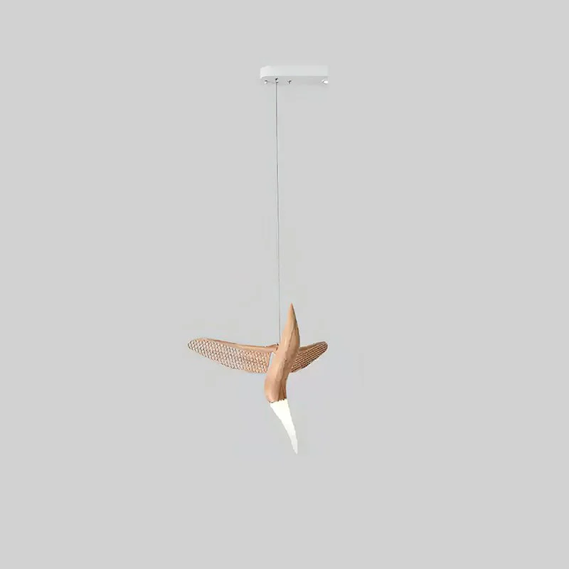 Elsilor Avian-Inspired Wood Pendant Light - Image 36