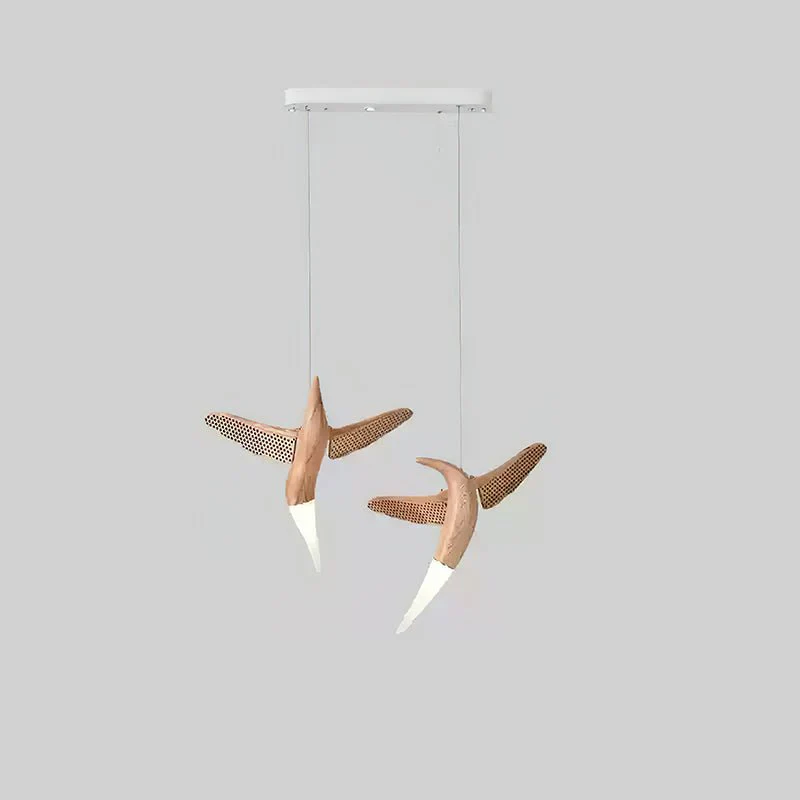 Elsilor Avian-Inspired Wood Pendant Light - Image 41