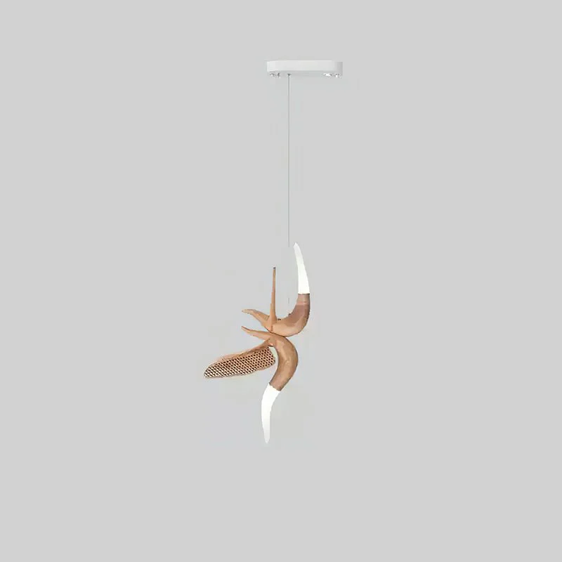 Elsilor Avian-Inspired Wood Pendant Light - Image 43