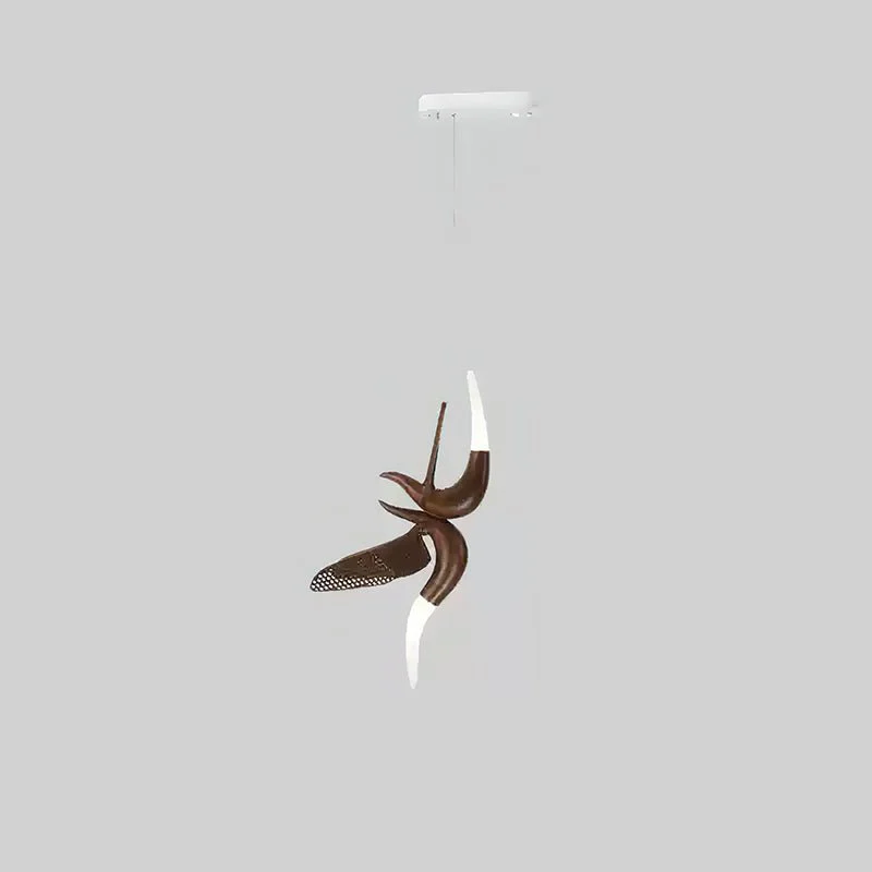 Elsilor Avian-Inspired Wood Pendant Light - Image 44