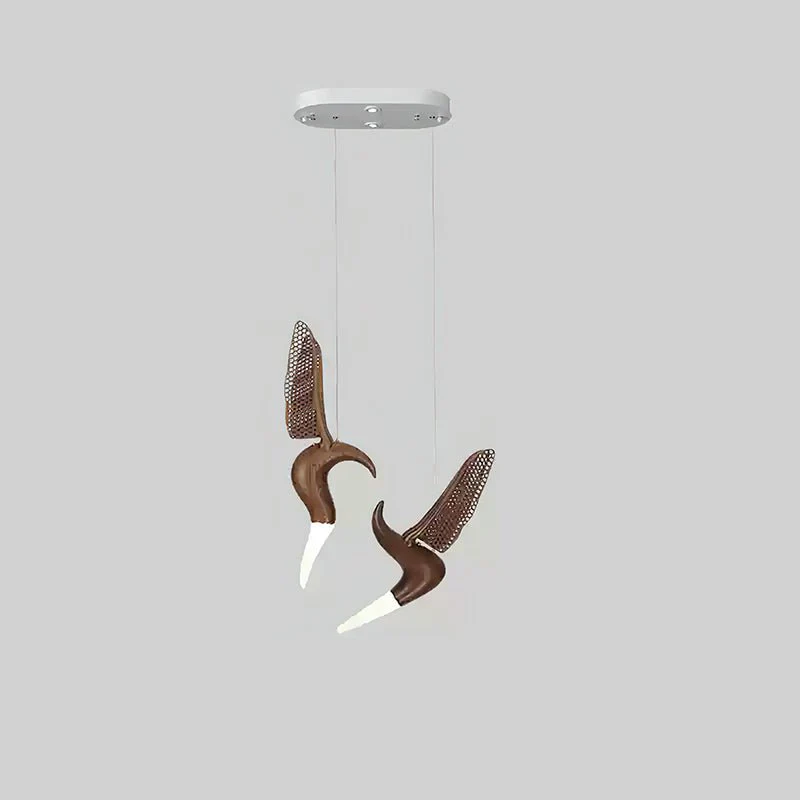 Elsilor Avian-Inspired Wood Pendant Light - Image 47