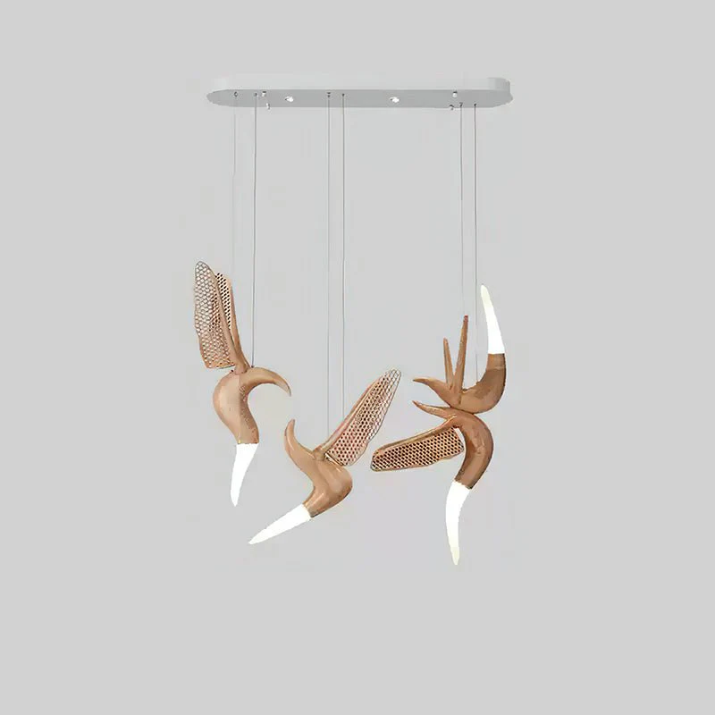 Elsilor Avian-Inspired Wood Pendant Light - Image 48