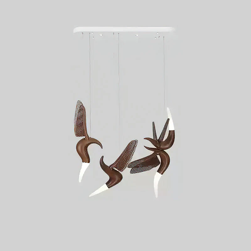 Elsilor Avian-Inspired Wood Pendant Light - Image 49
