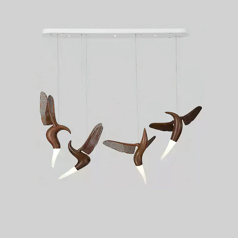Elsilor Avian-Inspired Wood Pendant Light - Image 51