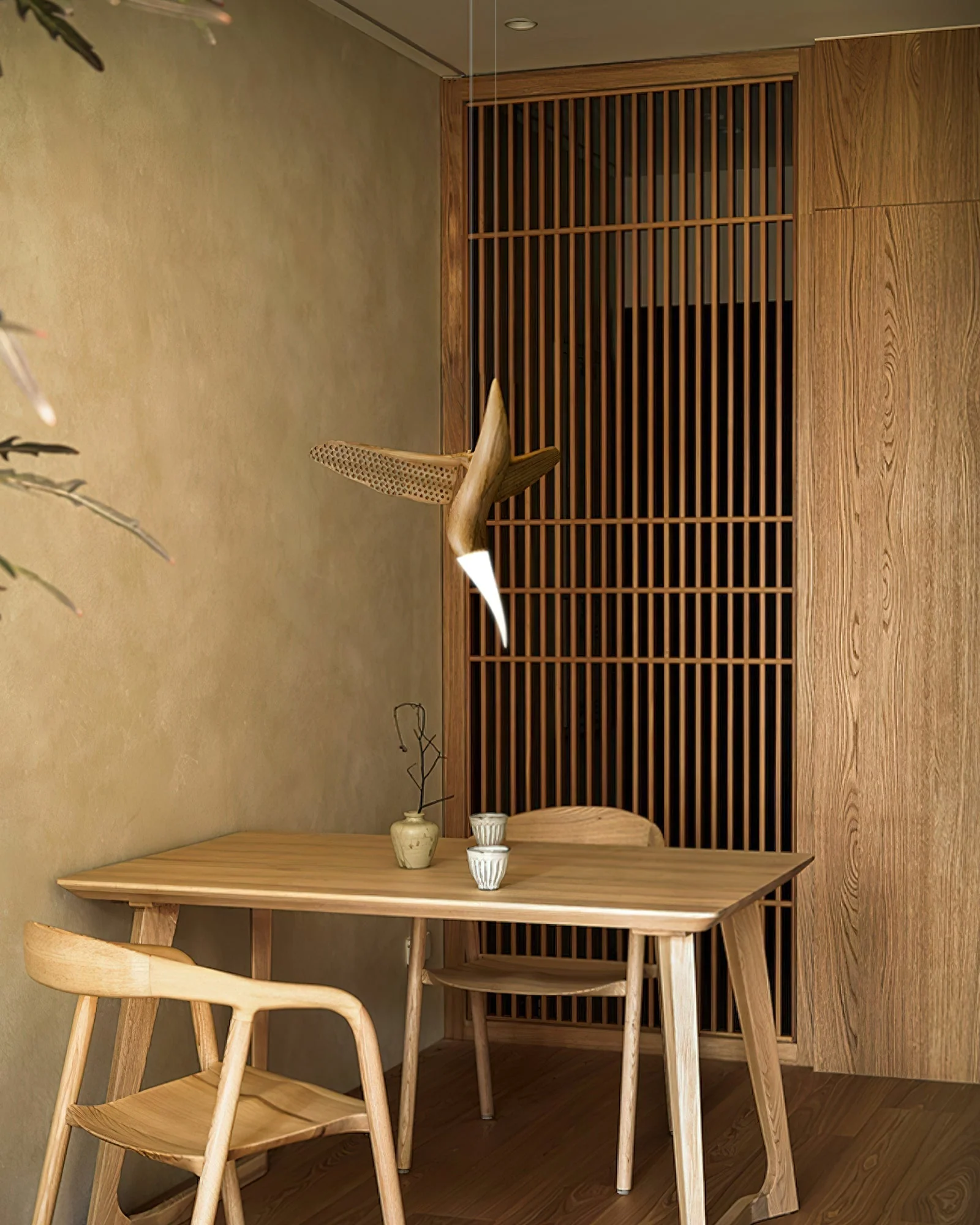 Elsilor Avian-Inspired Wood Pendant Light - Image 52