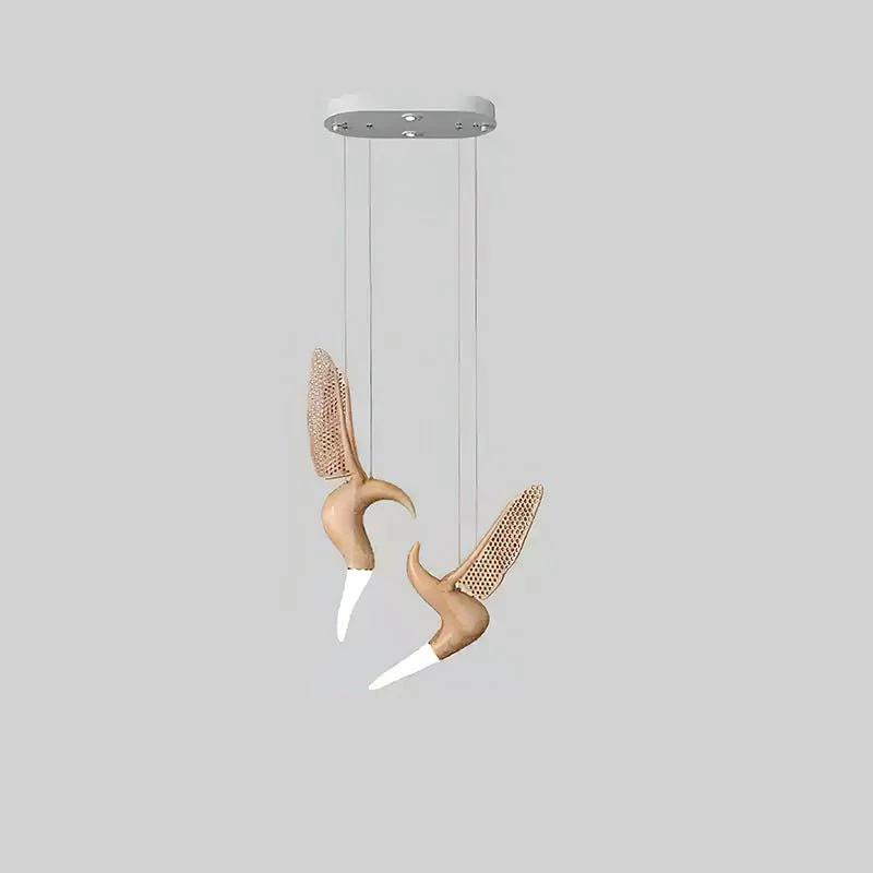 Elsilor Avian-Inspired Wood Pendant Light - Image 58