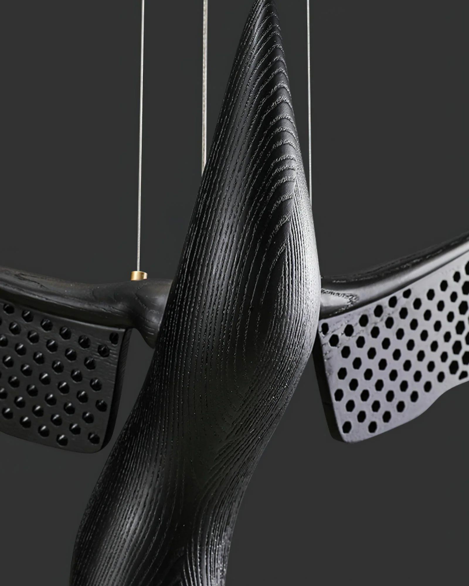 Elsilor Avian-Inspired Wood Pendant Light - Image 8