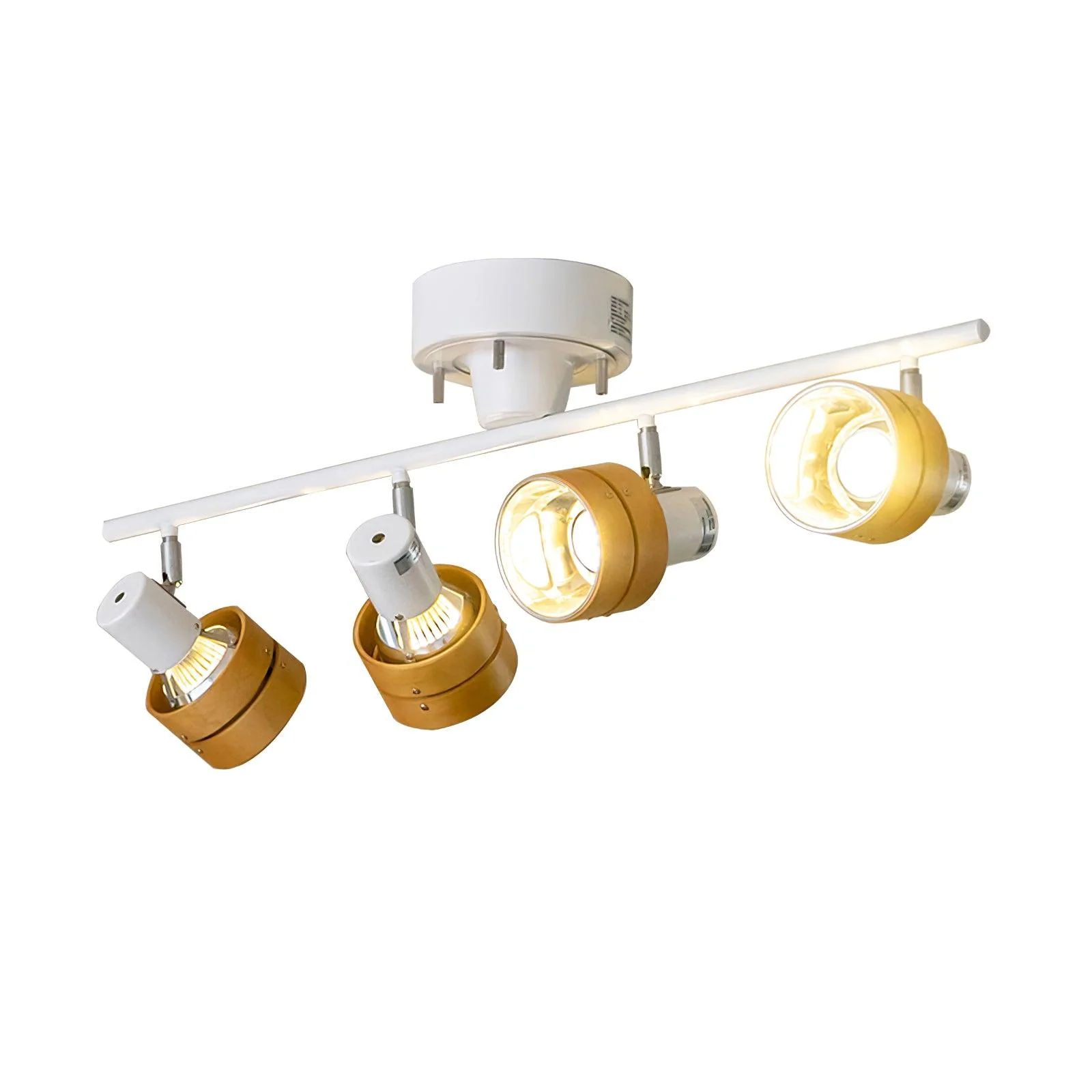 Elsorila Elegance Adjustable Spot Wooden Ceiling Lamp - Image 36