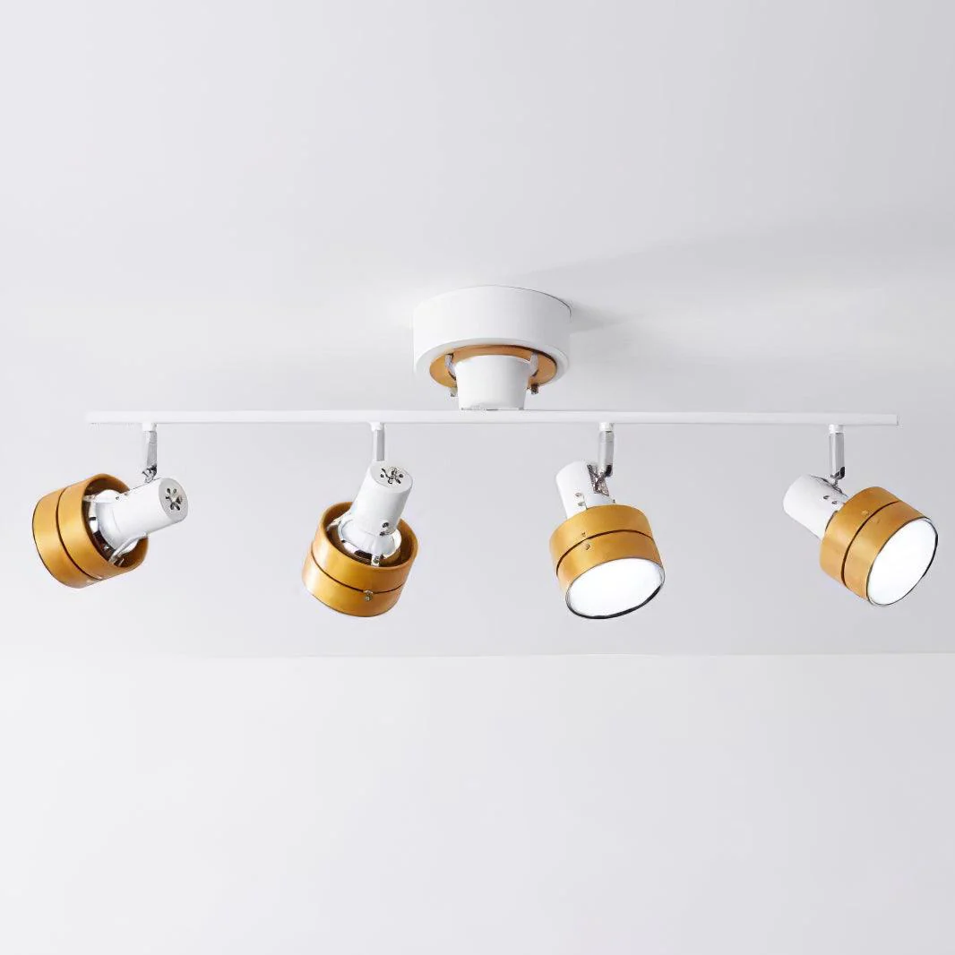 Elsorila Elegance Adjustable Spot Wooden Ceiling Lamp - Image 7