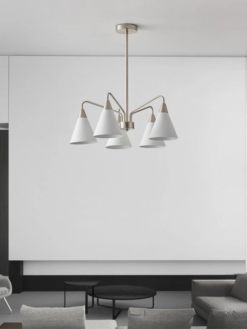 Elthaeth Premium Nordic Art Fashion Cono Chandelier - Image 5