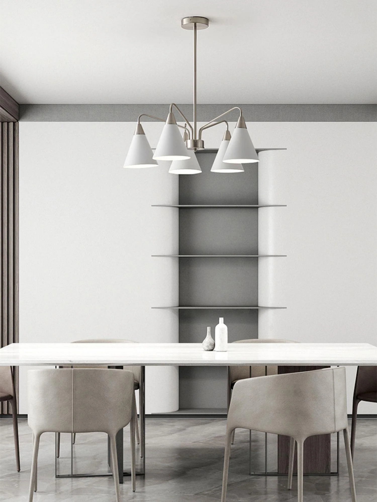 Elthaeth Premium Nordic Art Fashion Cono Chandelier - Image 8