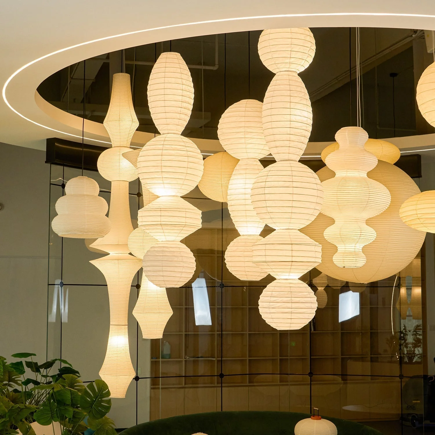 Elthayra Natural Series Bamboo Lantern Pendant Lamp - Image 20