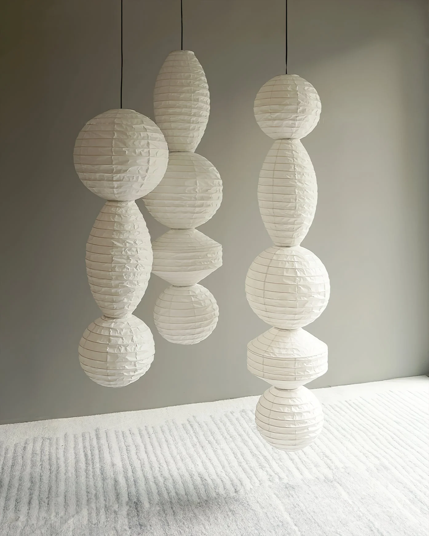 Elthayra Natural Series Bamboo Lantern Pendant Lamp - Image 7