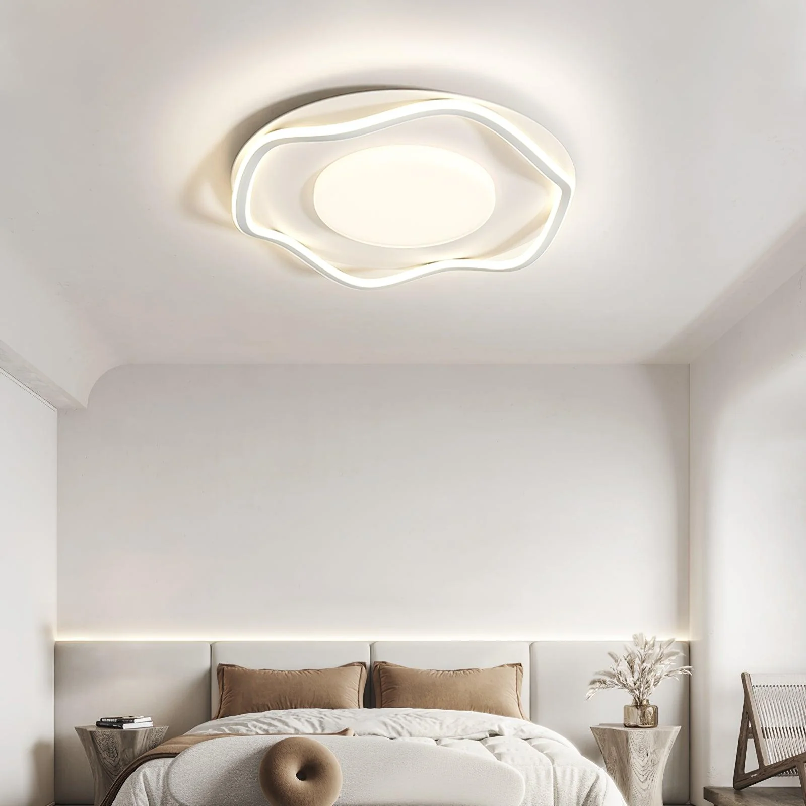 Elvenos Minimalist Cloud Shape Ceiling Lamp - Image 15
