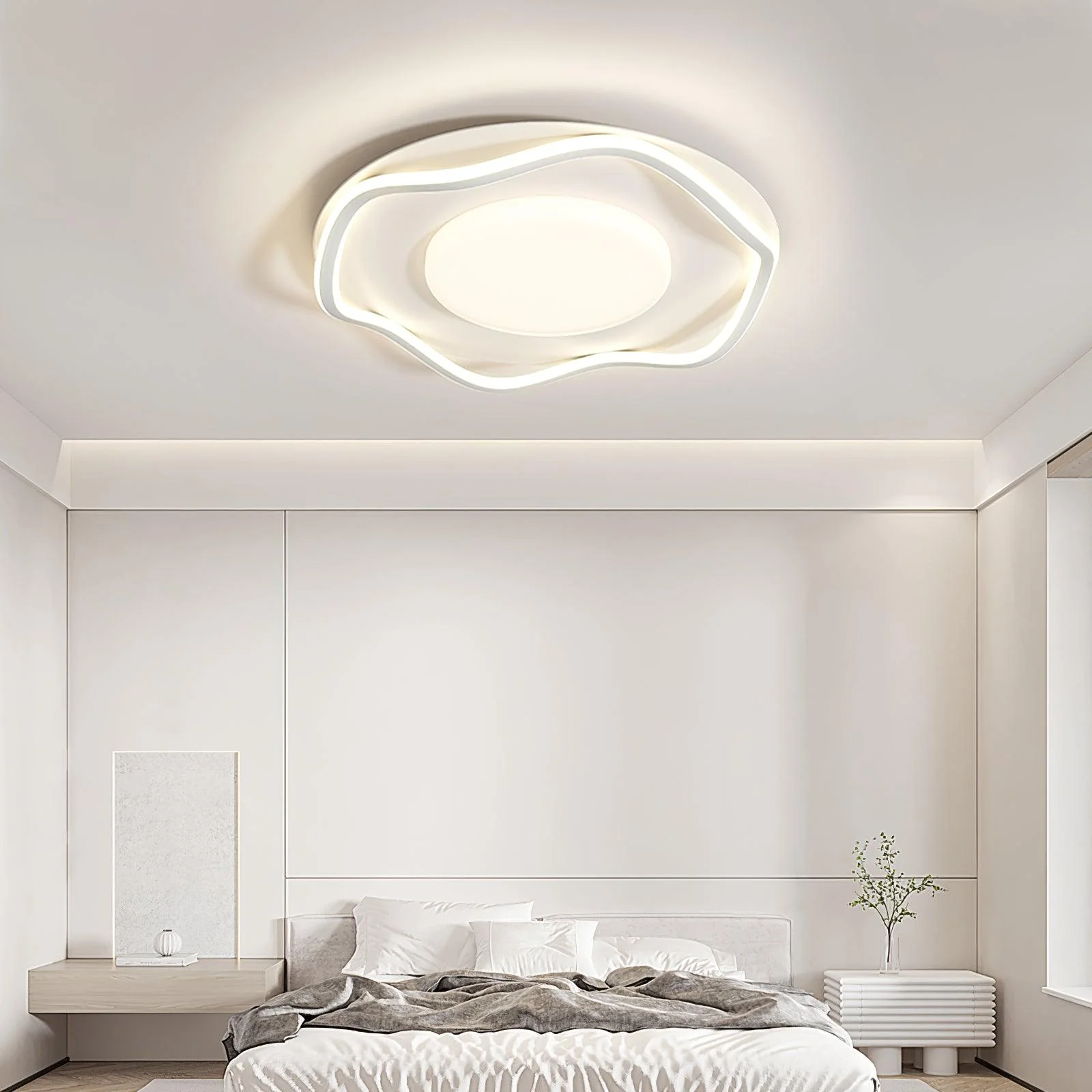 Elvenos Minimalist Cloud Shape Ceiling Lamp - Image 16