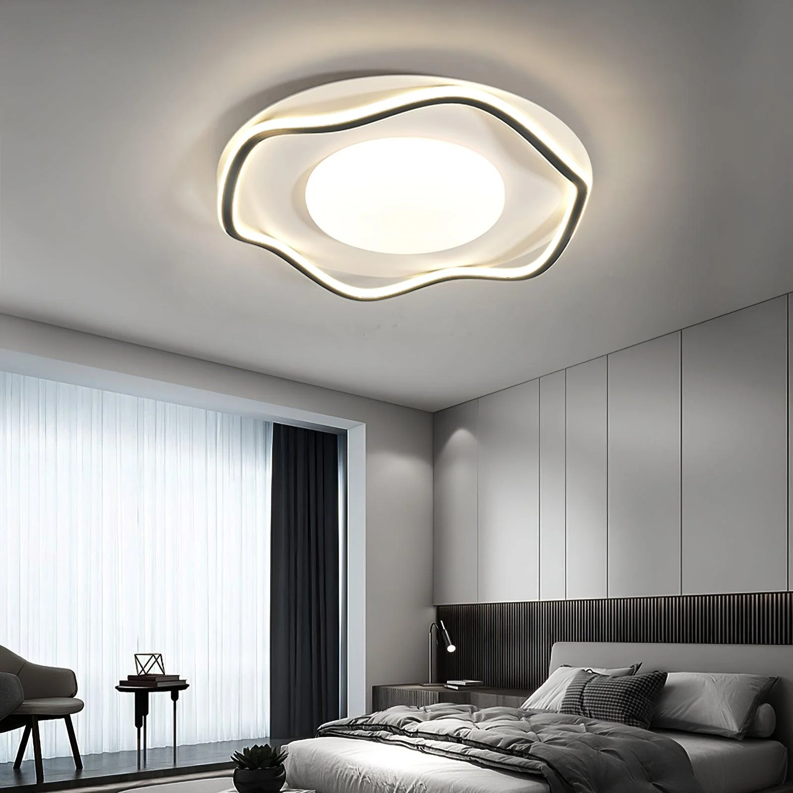 Elvenos Minimalist Cloud Shape Ceiling Lamp - Image 18