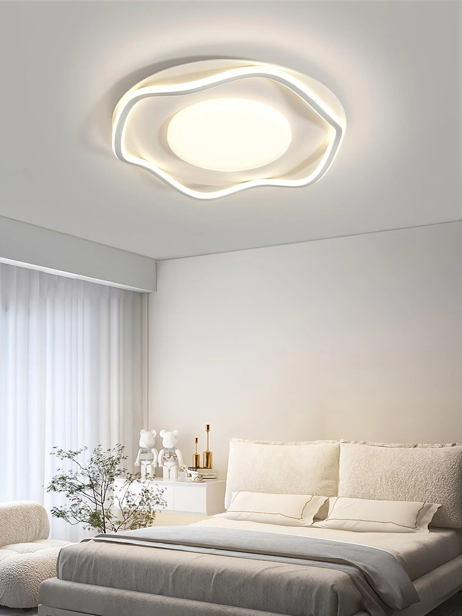 Elvenos Minimalist Cloud Shape Ceiling Lamp - Image 2