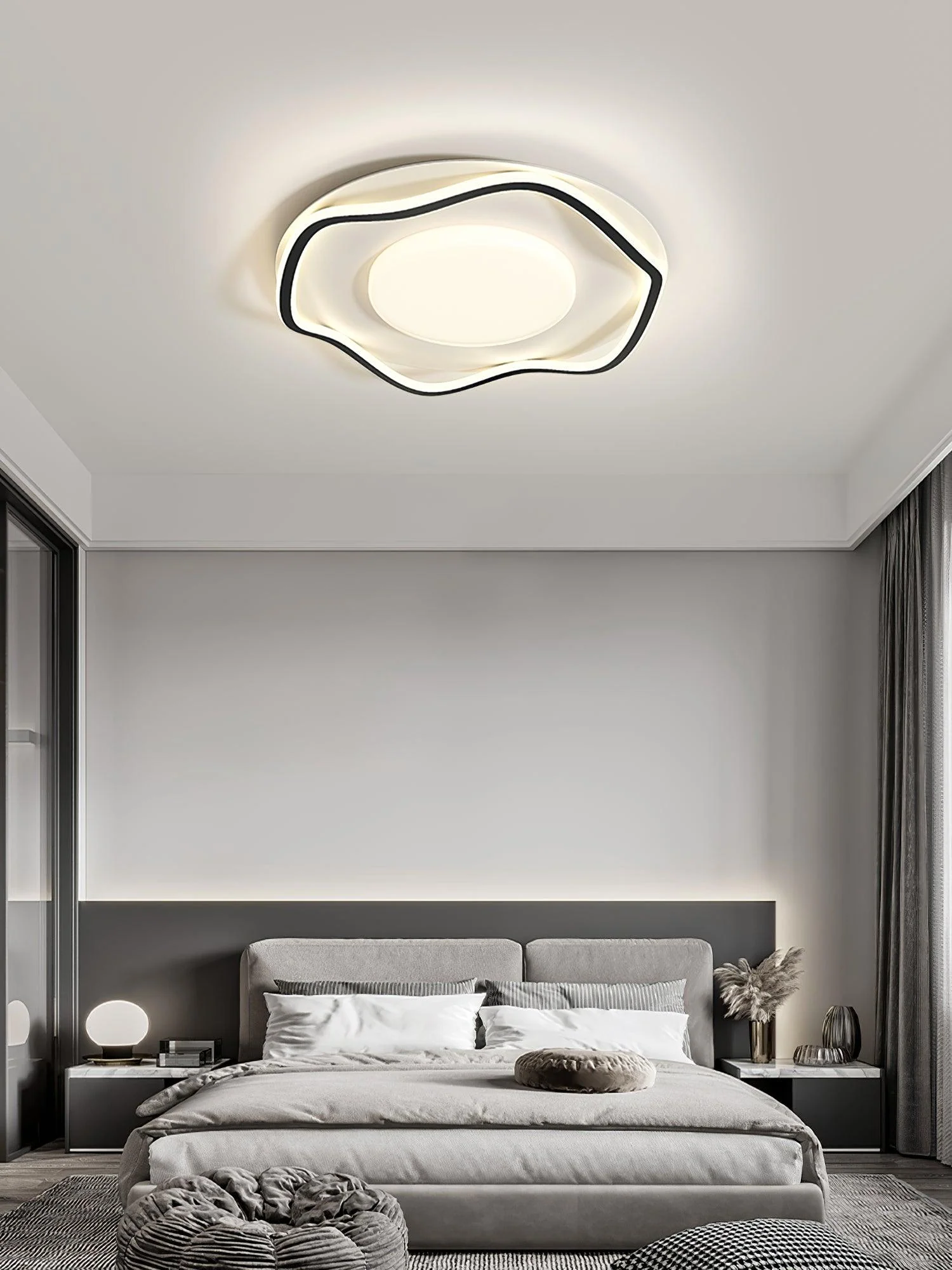 Elvenos Minimalist Cloud Shape Ceiling Lamp - Image 22