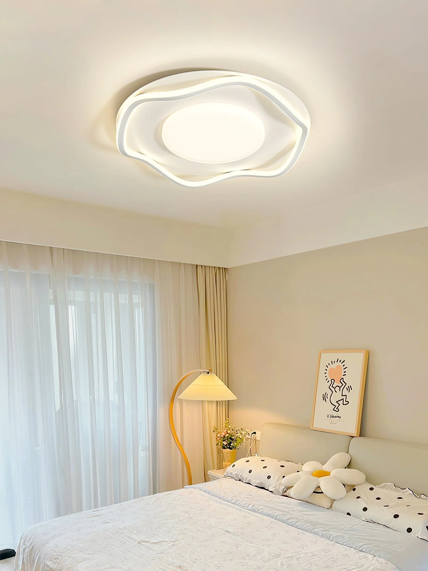 Elvenos Minimalist Cloud Shape Ceiling Lamp - Image 5
