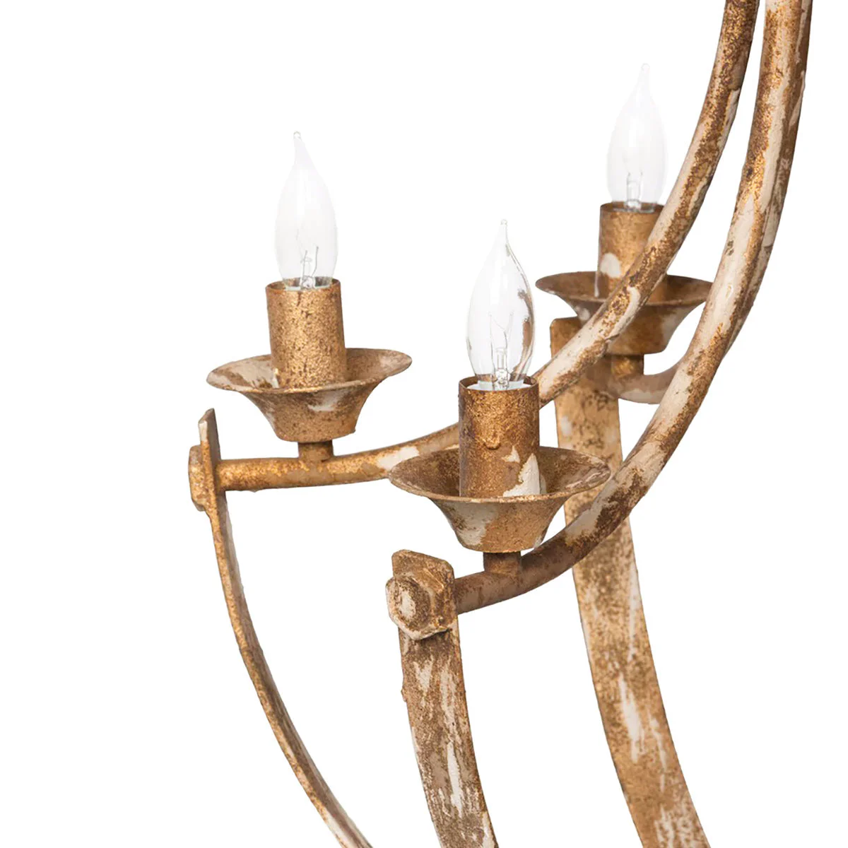 Elyndra Contemporary Brass Chandelier - Image 13