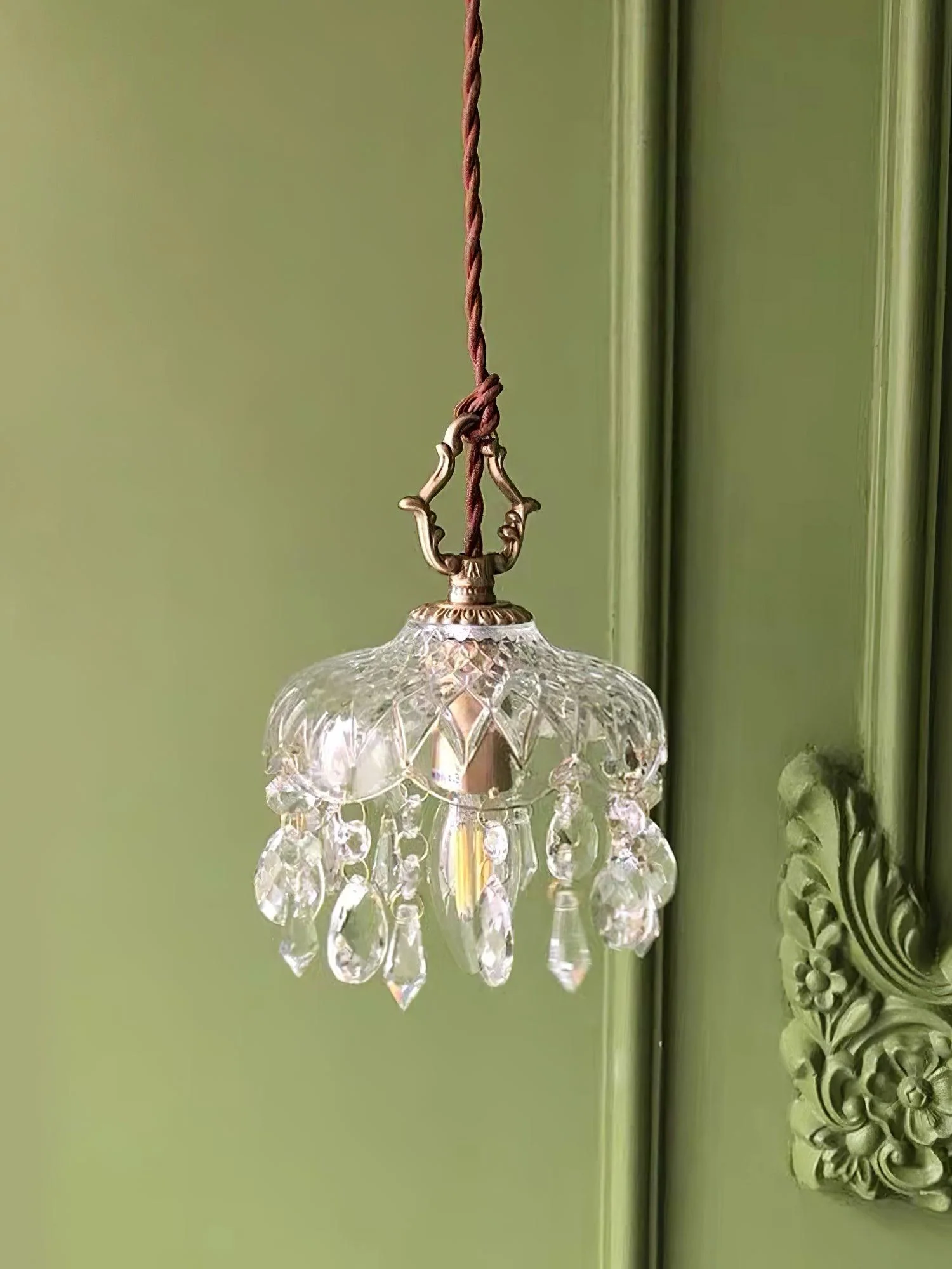 Elyran Crystal Vintage Pendant Lamp - Image 20