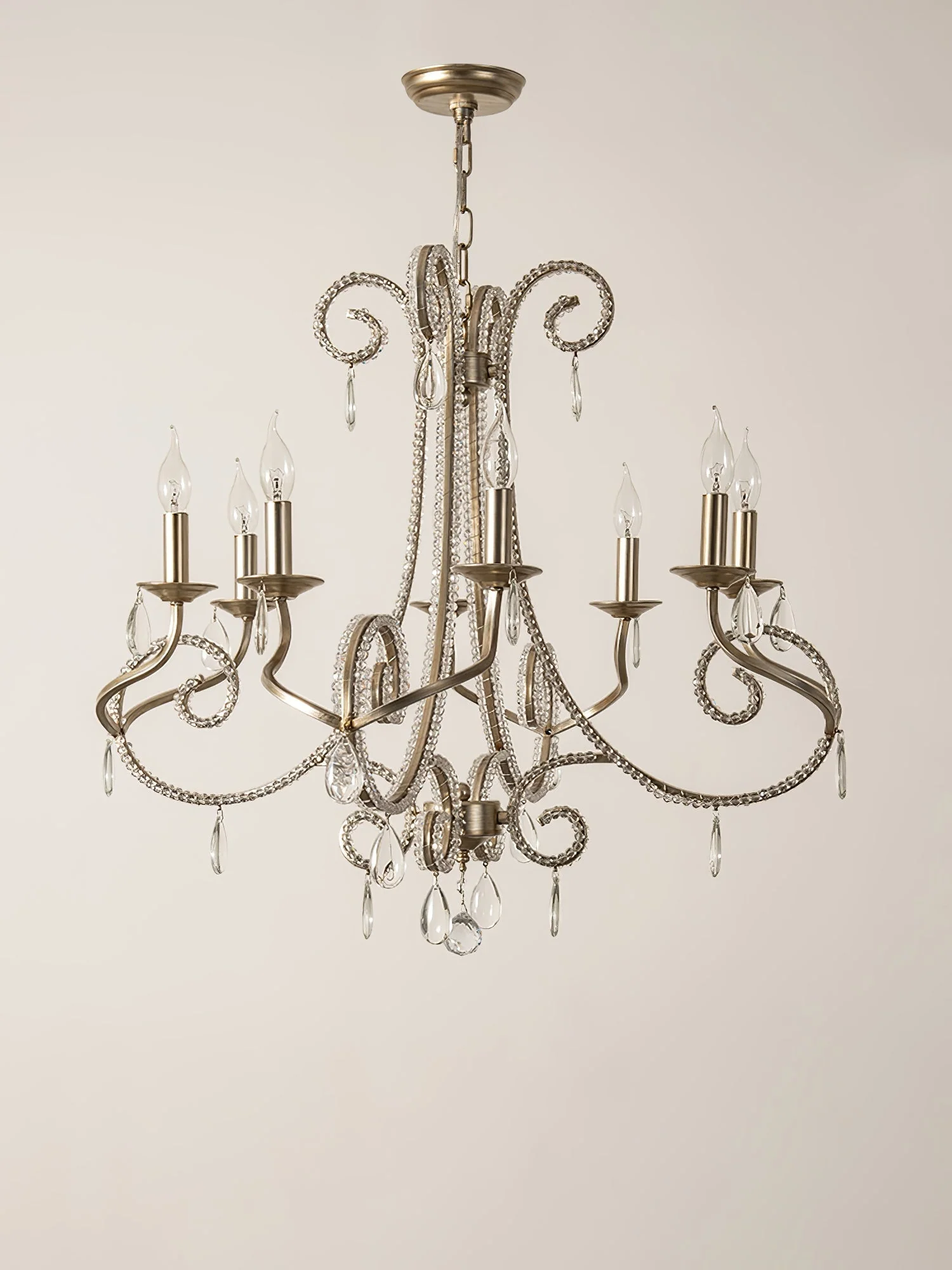 Elysara Crystal Candle Chandelier - Image 14