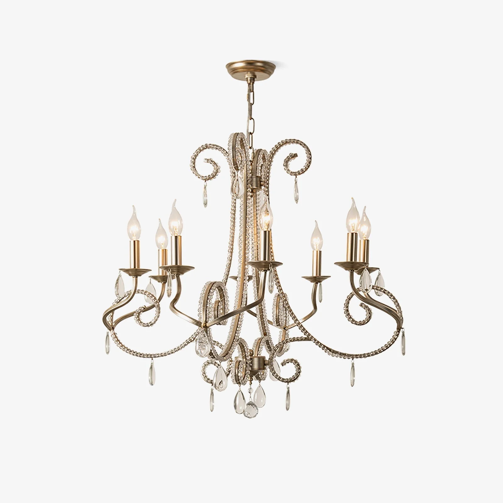 Elysara Crystal Candle Chandelier - Image 15