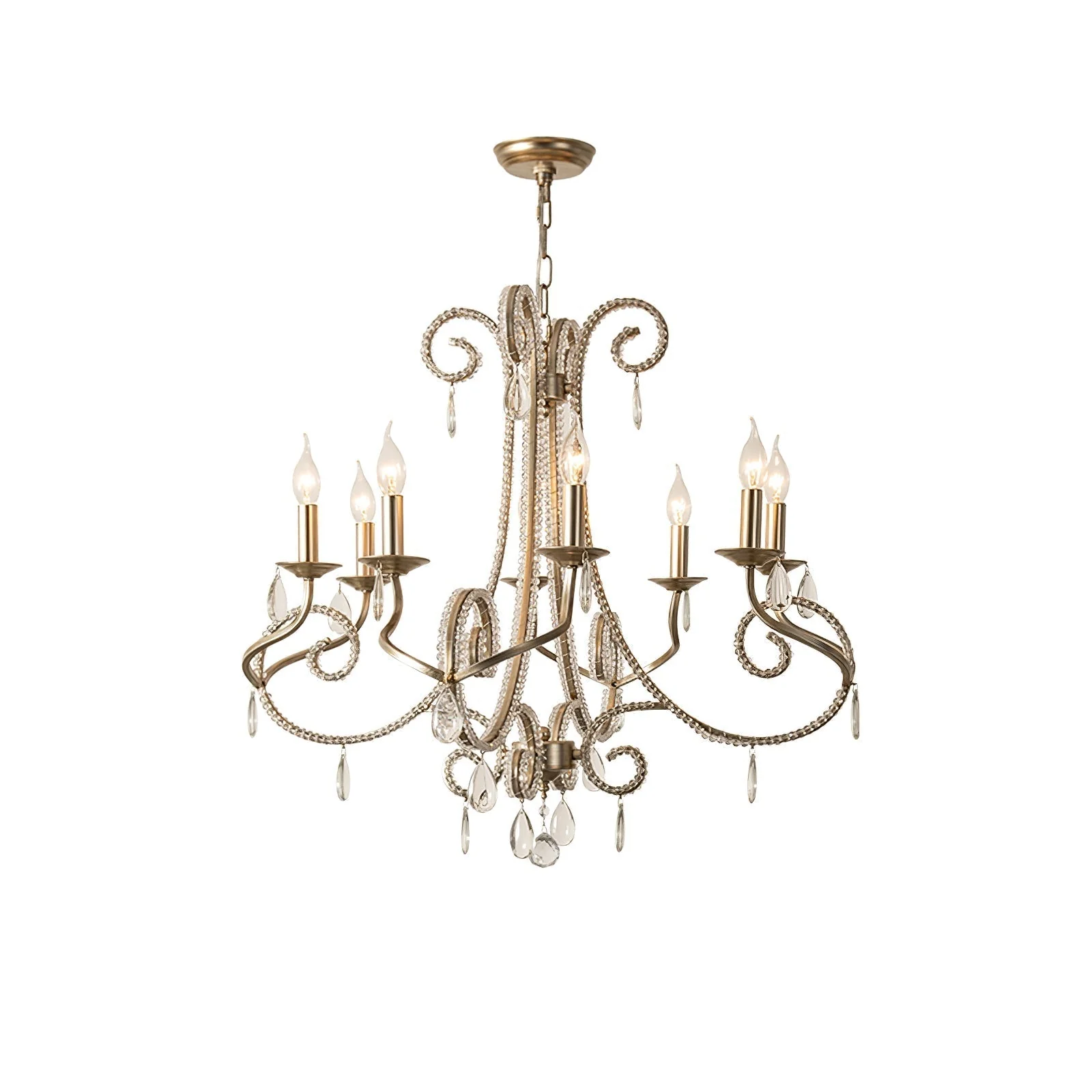 Elysara Crystal Candle Chandelier - Image 16