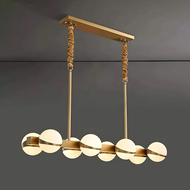 Elysian Contemporary Brass Chandelier - Image 45