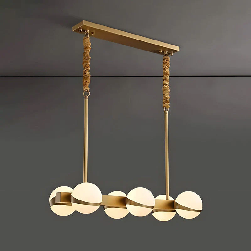 Elysian Contemporary Brass Chandelier - Image 50