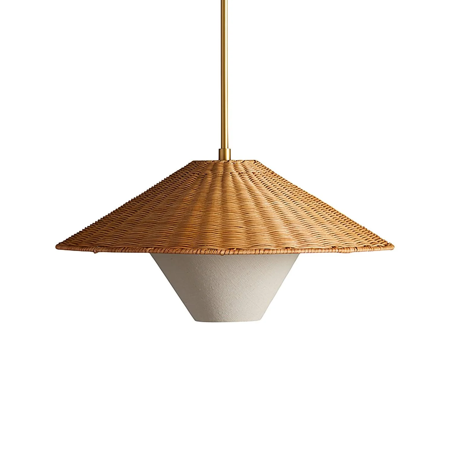 Elysiave Rattan Minimalistic Pendant Light - Image 3