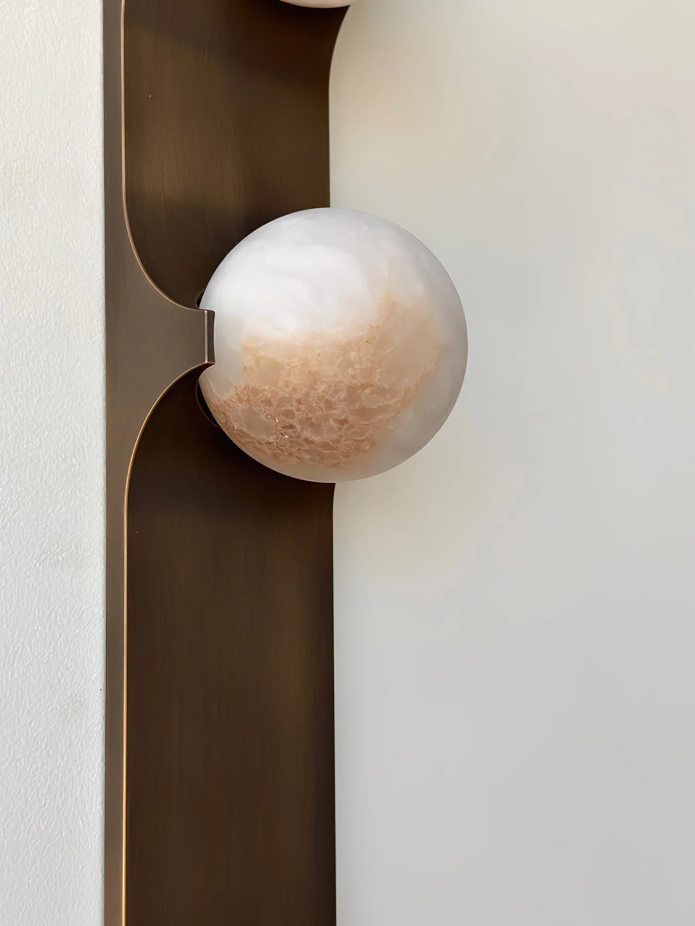 Ember Line Modern Brass Wall Light - Image 17
