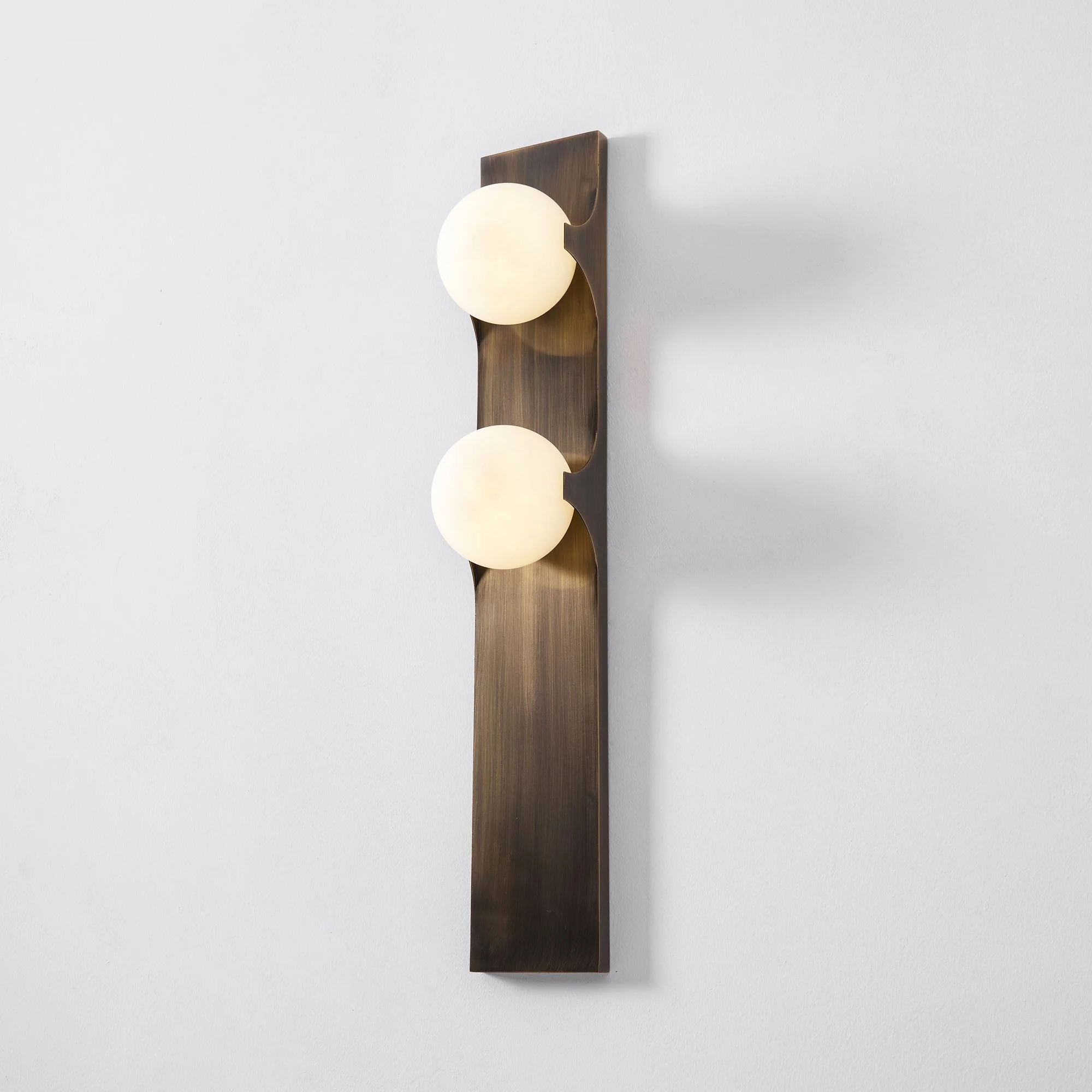 Ember Line Modern Brass Wall Light - Image 21