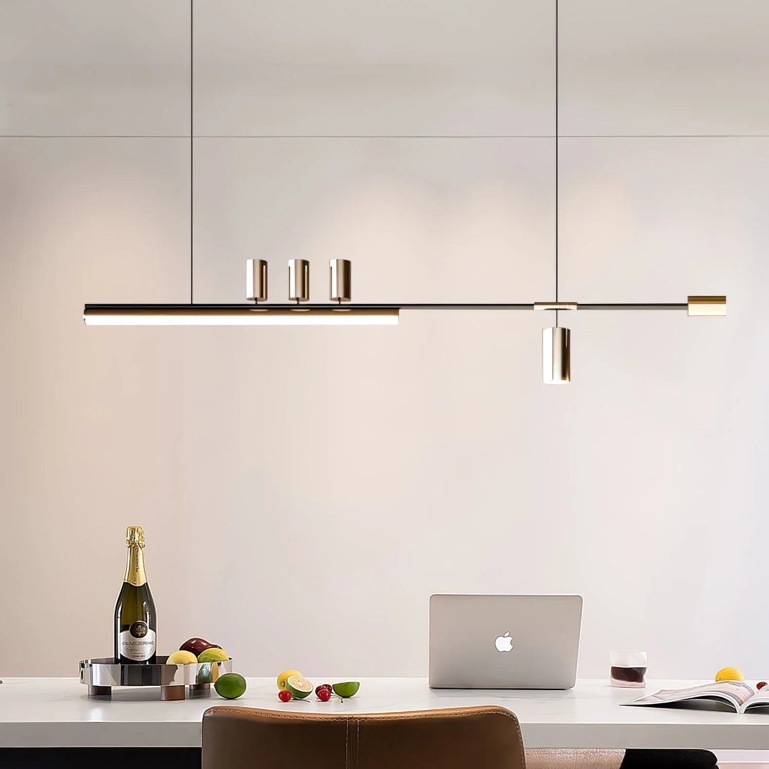 Emirel Modern Minimalist Linear Island Pendant Lamp - Image 10