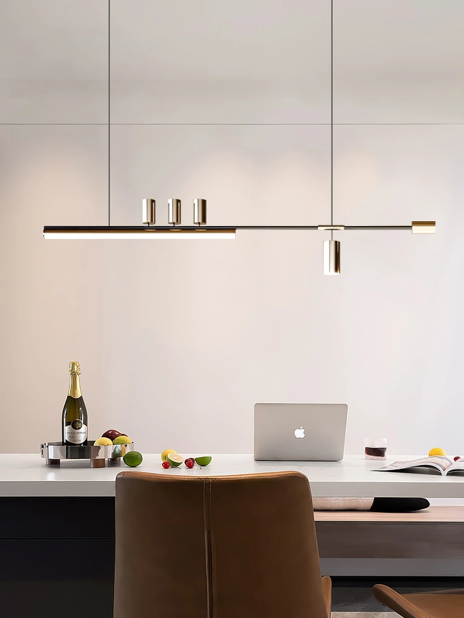 Emirel Modern Minimalist Linear Island Pendant Lamp - Image 13