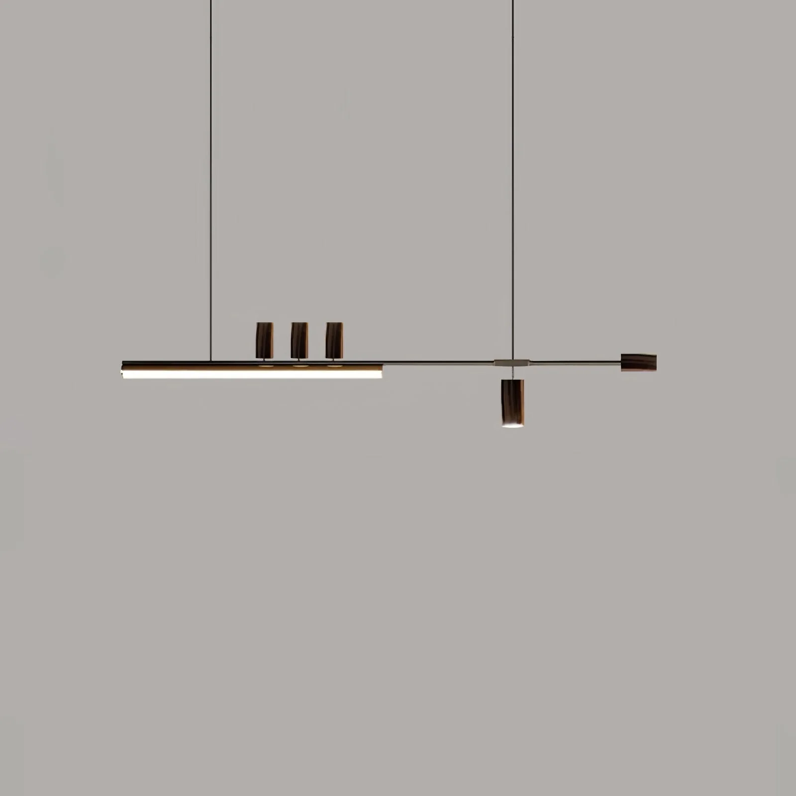 Emirel Modern Minimalist Linear Island Pendant Lamp - Image 16