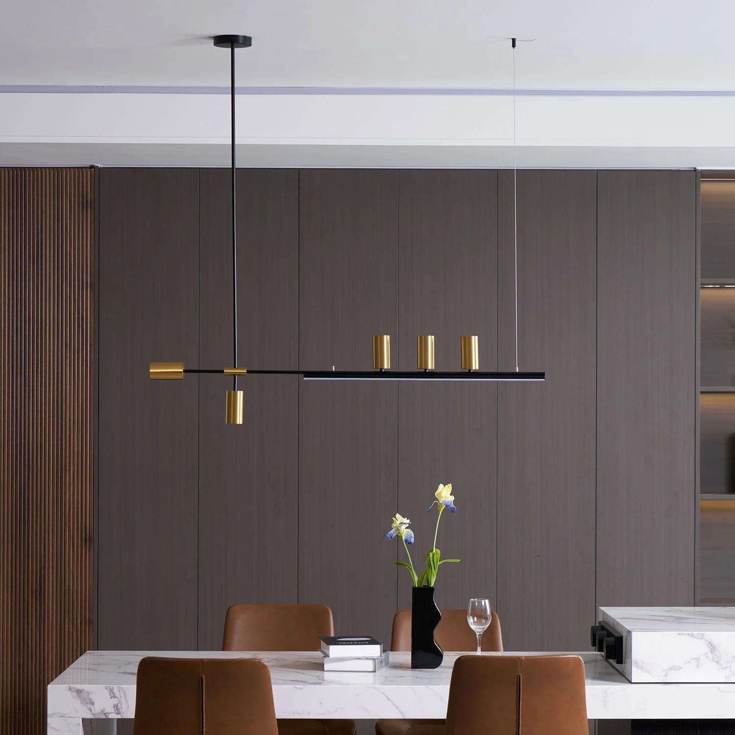 Emirel Modern Minimalist Linear Island Pendant Lamp - Image 27