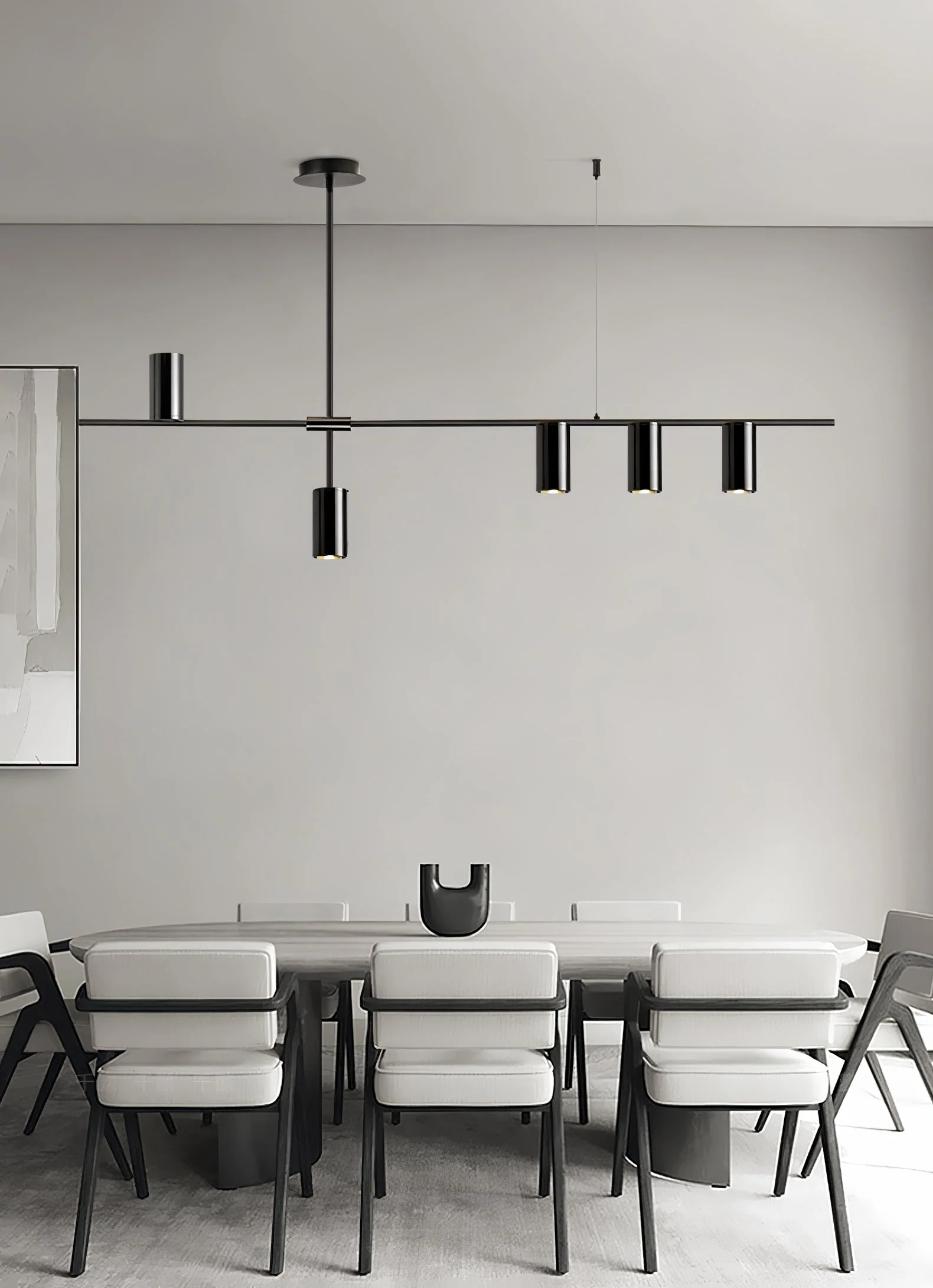 Emirel Modern Minimalist Linear Island Pendant Lamp - Image 28