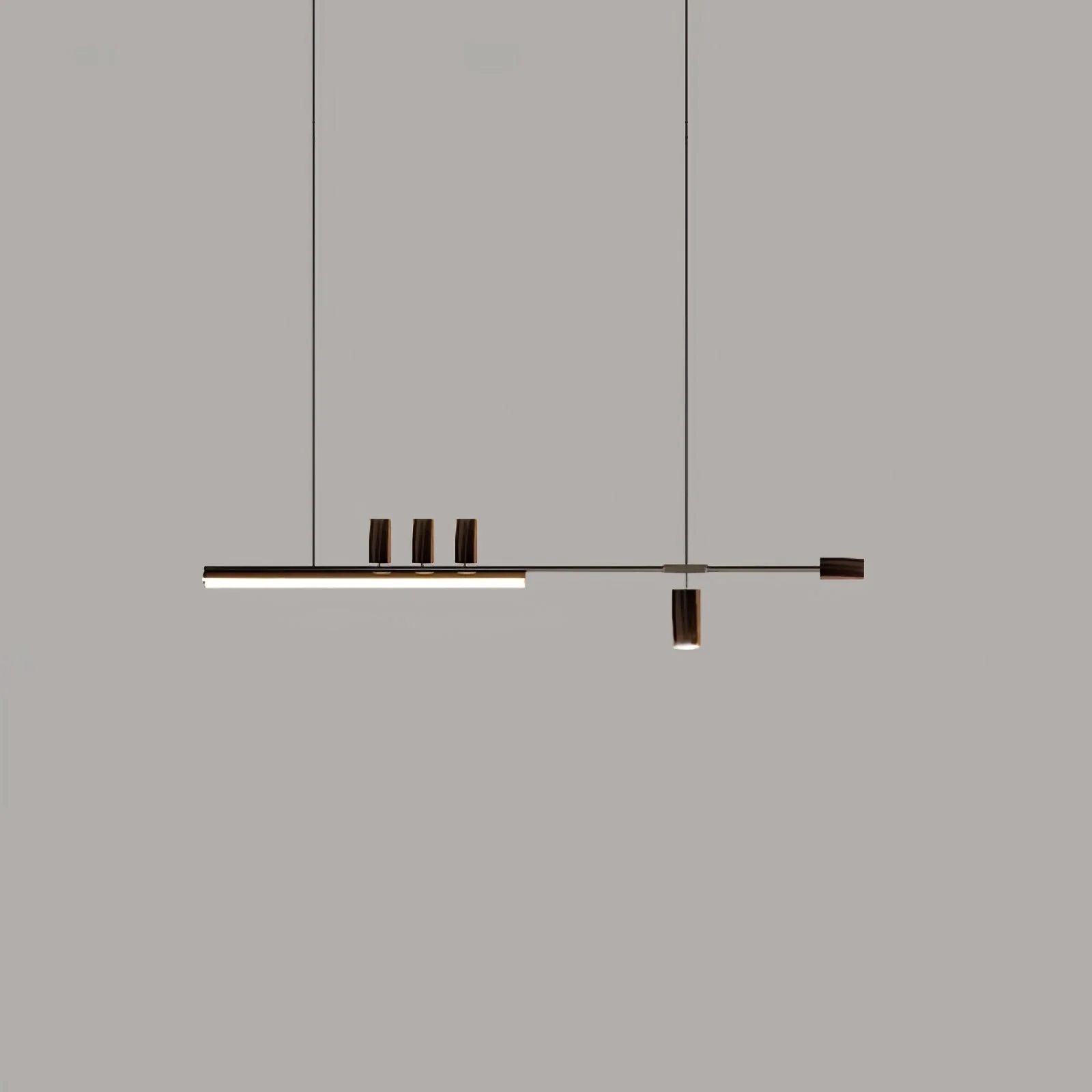 Emirel Modern Minimalist Linear Island Pendant Lamp - Image 3