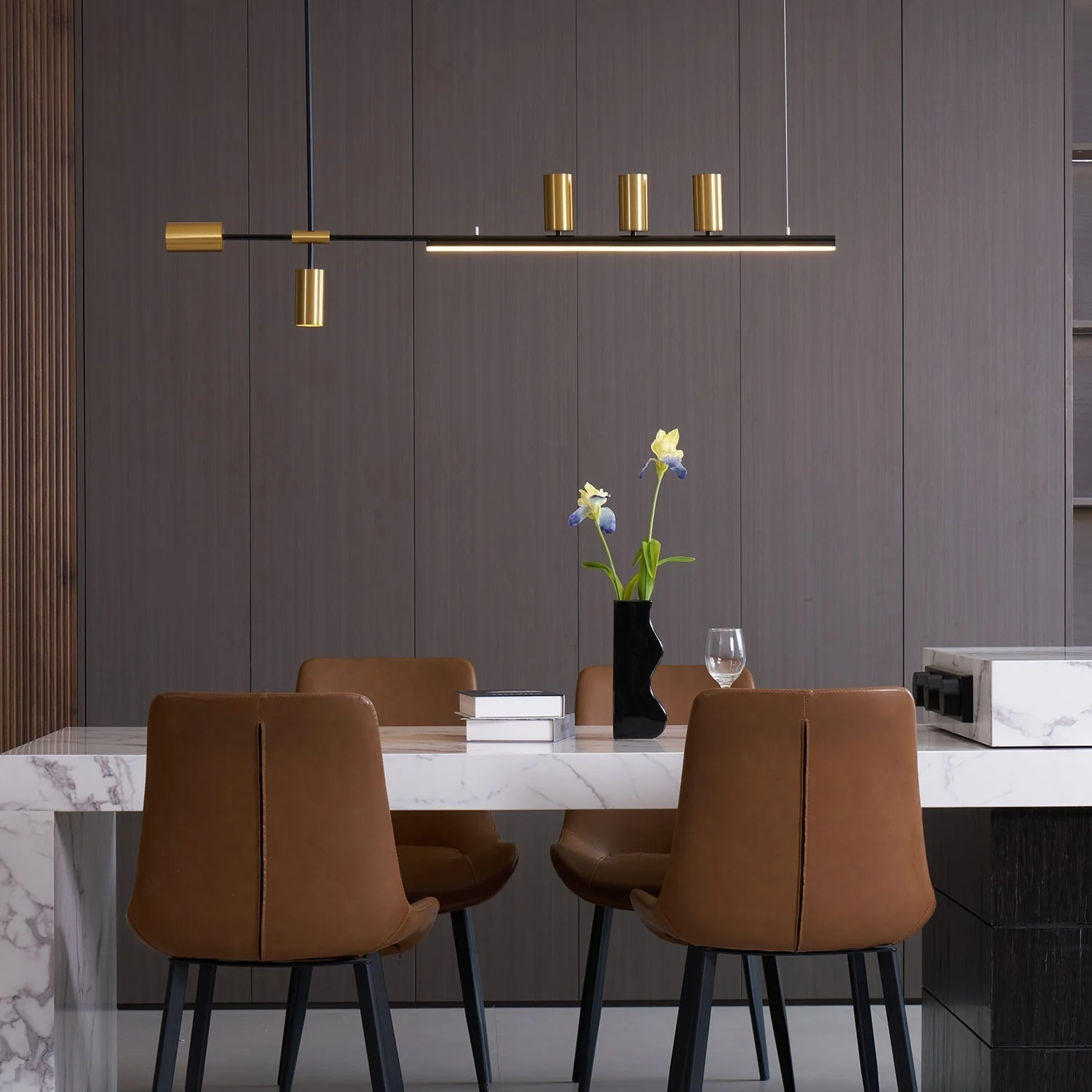 Emirel Modern Minimalist Linear Island Pendant Lamp - Image 39