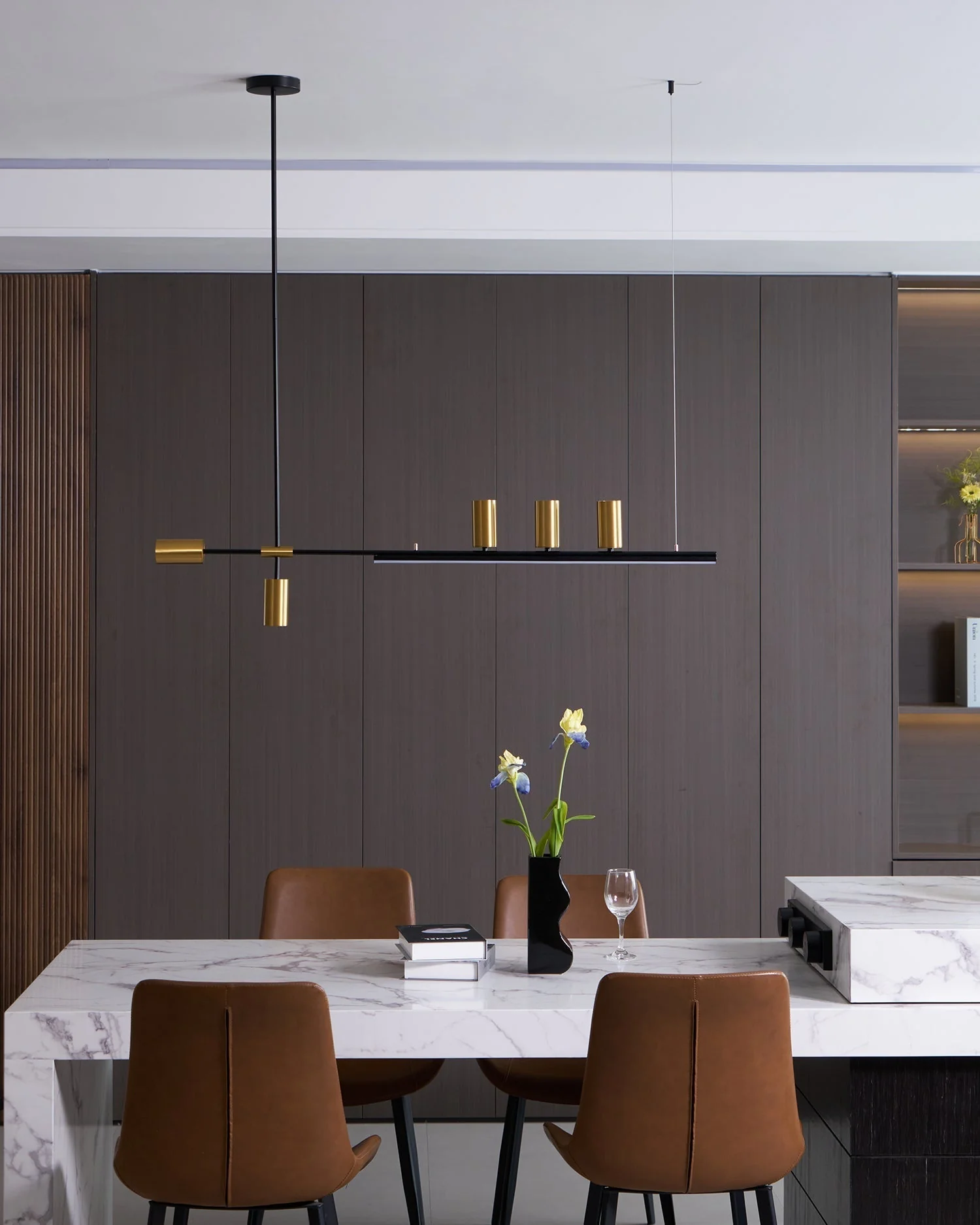 Emirel Modern Minimalist Linear Island Pendant Lamp - Image 40