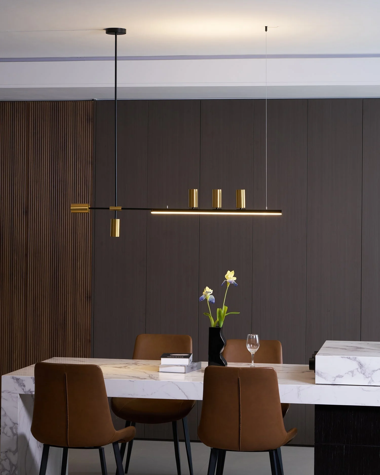 Emirel Modern Minimalist Linear Island Pendant Lamp - Image 42